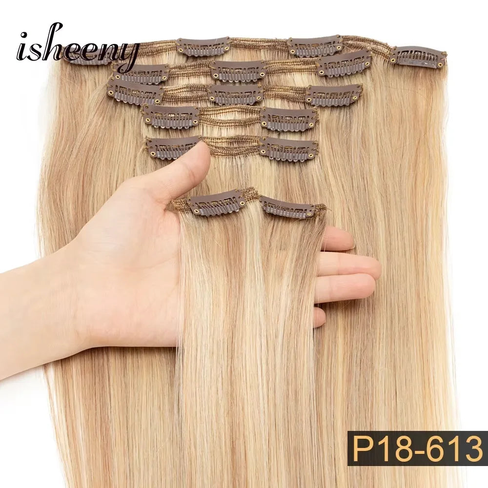 Highlight Clip in Human Hair Extensions