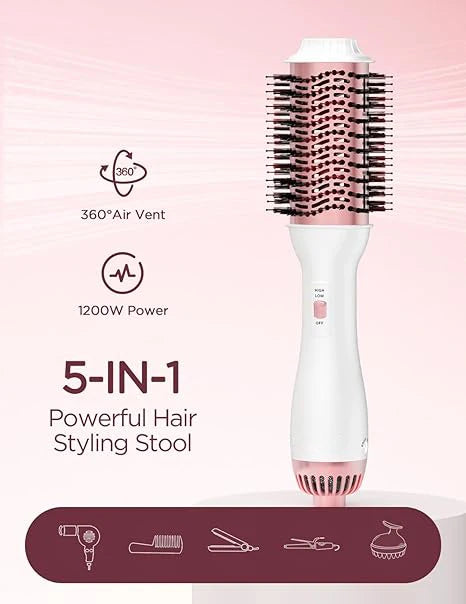Hair Dryer Brush Dual Voltage Hot Air Brush