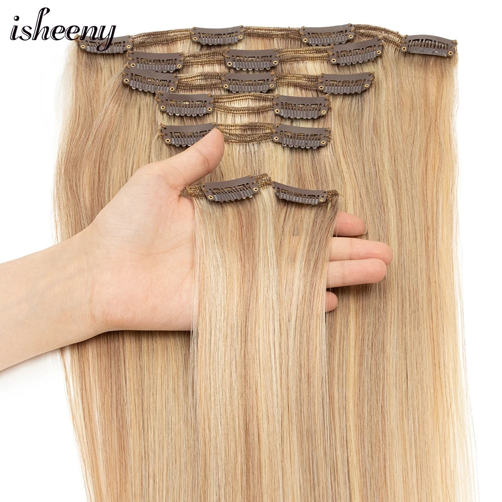 Highlight Clip in Human Hair Extensions