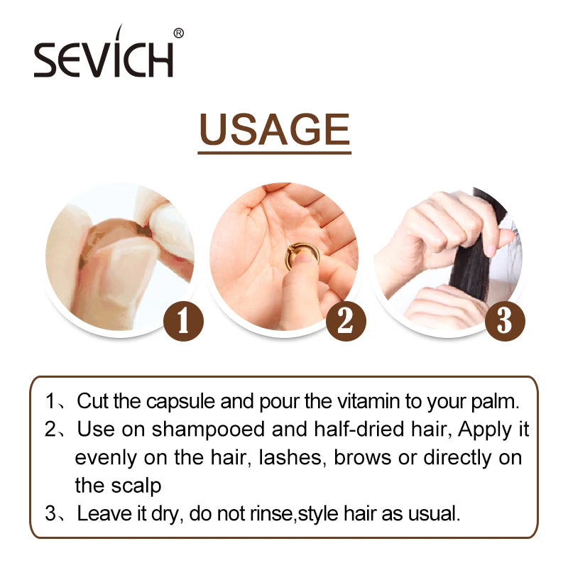 Sevich Polygonum Multiflorum Blackening Hair Serum