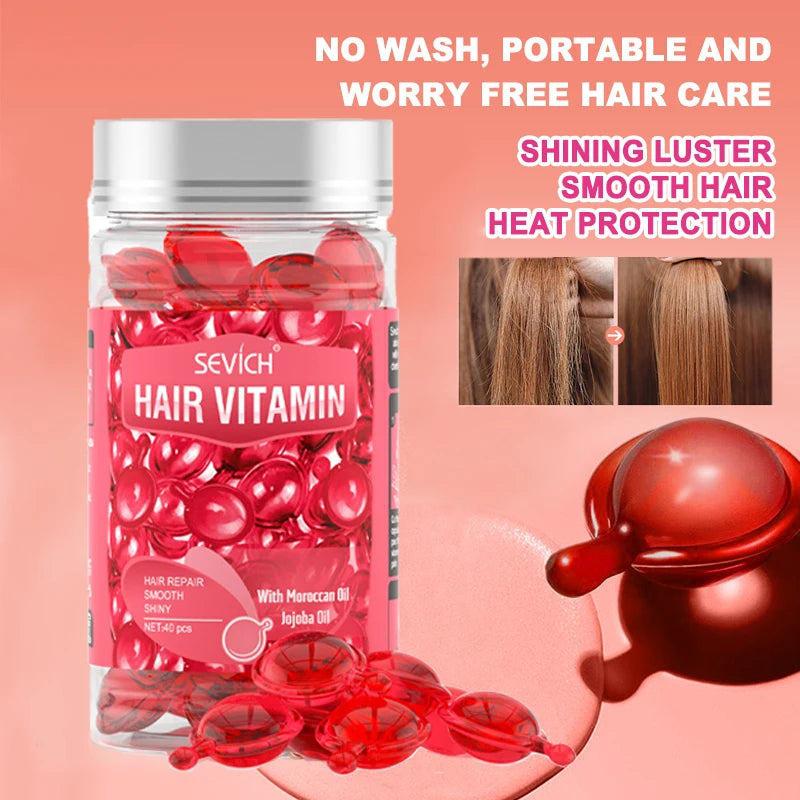 Keratin Vitamins Hair Capsules Hair Care