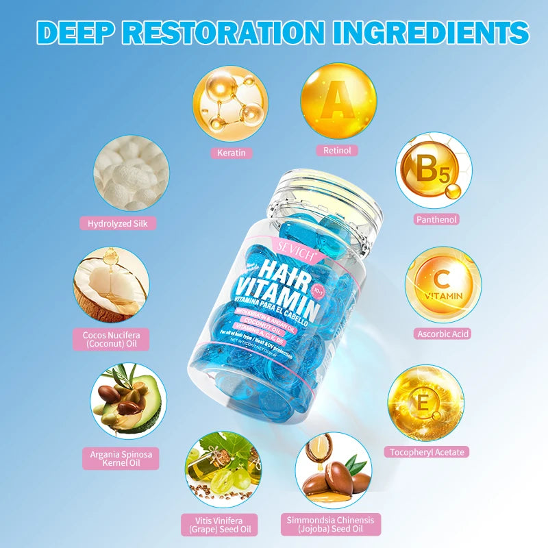 30Pcs Vitamin Leave-In Hair Care