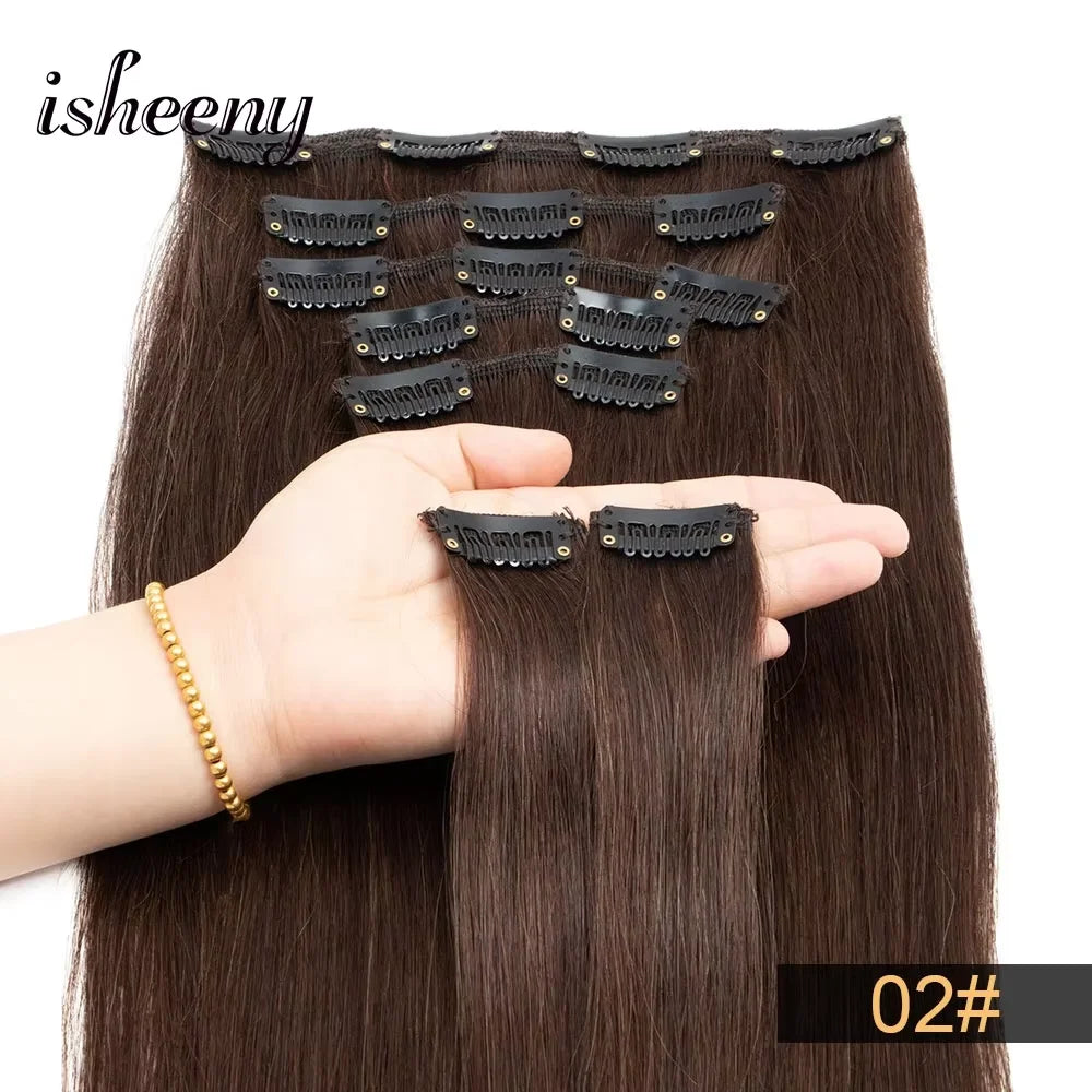 Highlight Clip in Human Hair Extensions