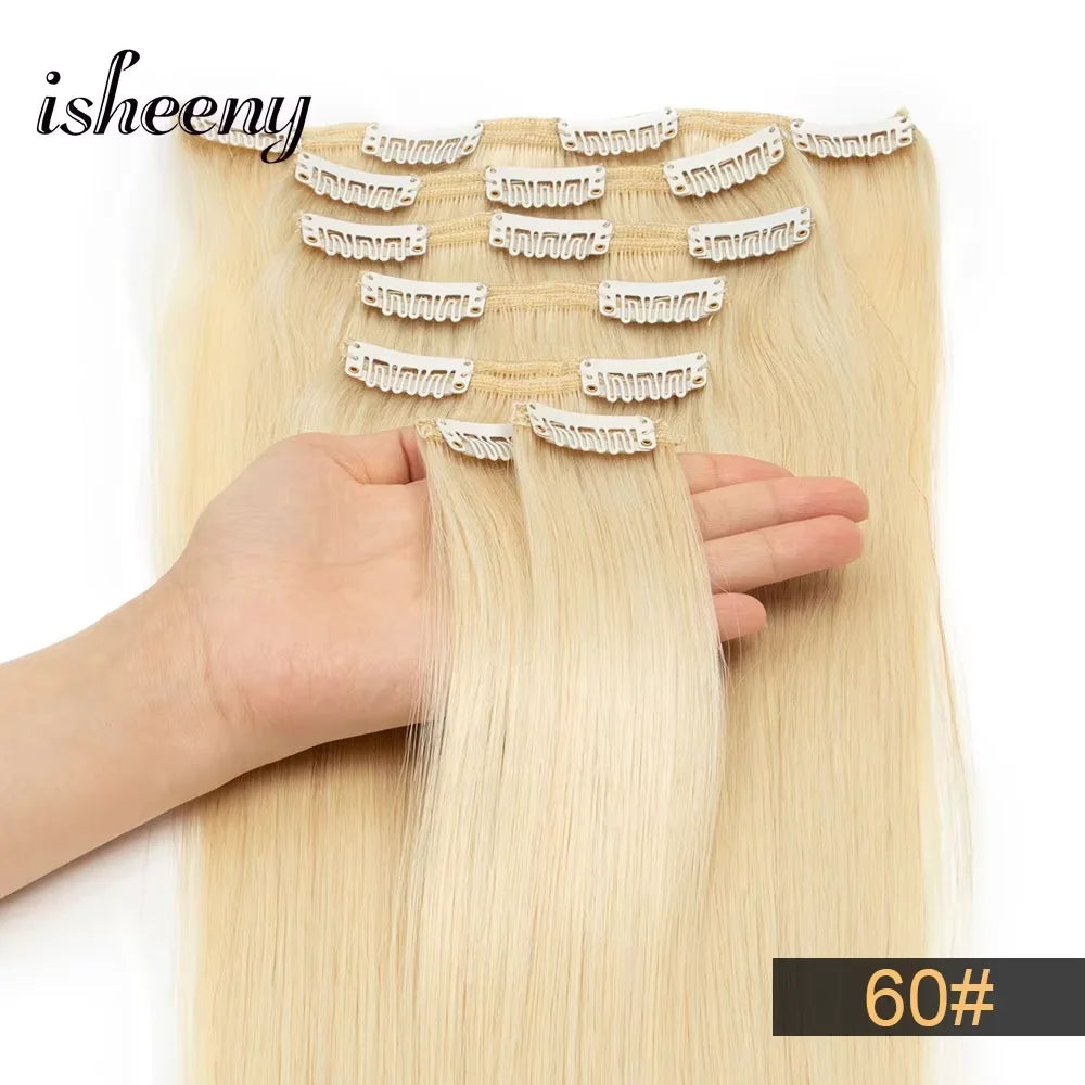 Highlight Clip in Human Hair Extensions
