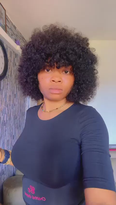Sdd baby curls Afro wig 10 inches long