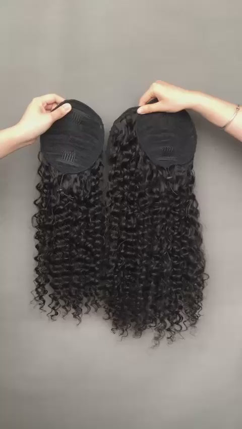 18 inches curly hair clip