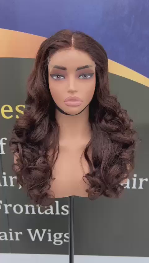 Coffee Brown 24 Inches  Closure Bounce