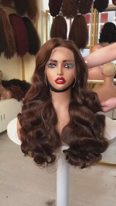 SDD Body Wave 28 Inches Long Full Frontal Wig