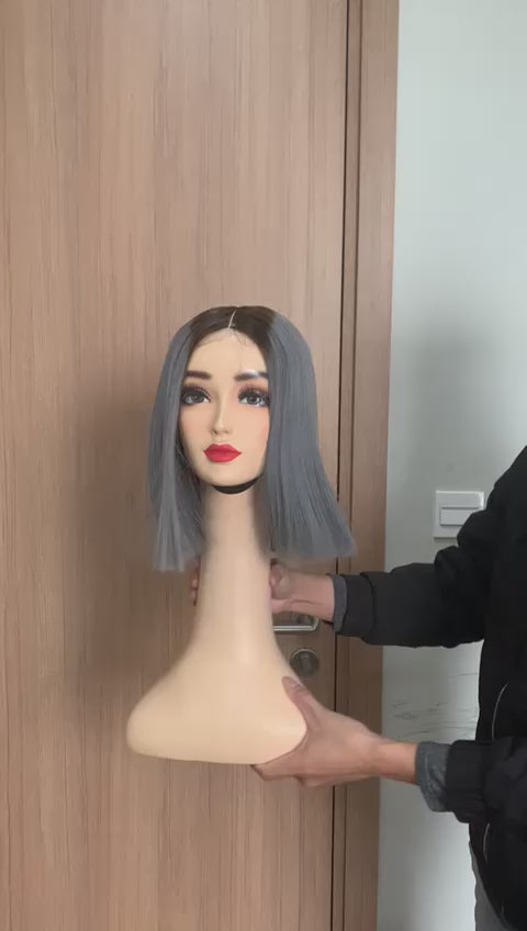 Sdd Vietnam Bonestraigth 10 inches long 2 by 6 closure wig