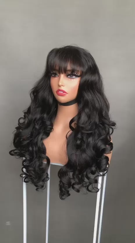 Natural Color SDD Fringe Bounce 24 Inches Long